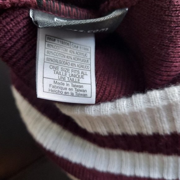 VINTAGE Adidas Harvard Crimson University beanie with Pom Pom Classic School Hat - Picture 7 of 7
